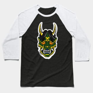 Oni demon forest green Baseball T-Shirt